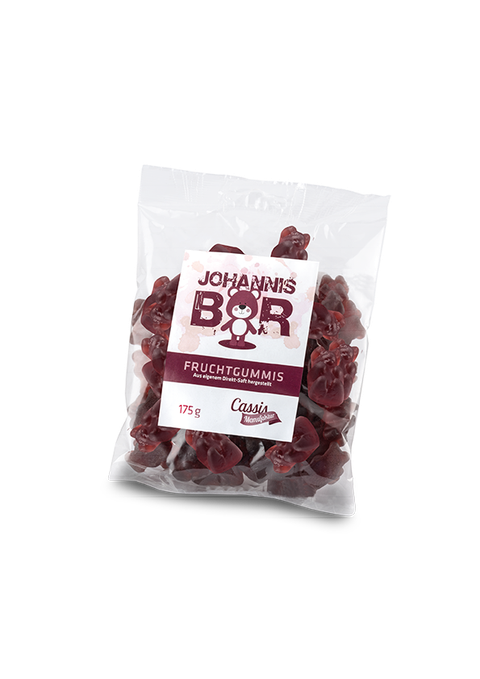 Fruchtgummis Schwarze Johannisbeere