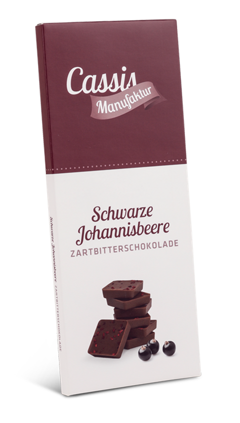 Schokolade Zartbitter Schwarze Johannisbeere
