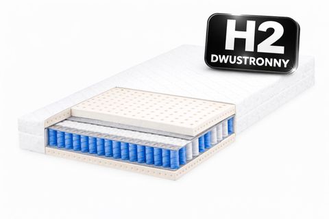 Sofello Premium Latex Multipocket Matratze 90x200 H2, 7 Zonen, 508 Federn/m?, 21 cm, beidseitig, atmungsaktiv & orthop?disch