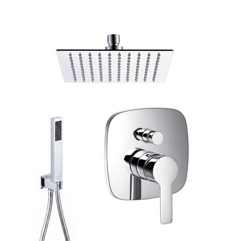 Soho Regendusche Komplett-Set Eckig – Unterputz