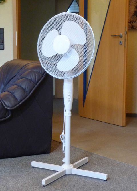 Standventilator ø 44cm mit Neigungs + Automatischer Schwenkfunktion "TOP"