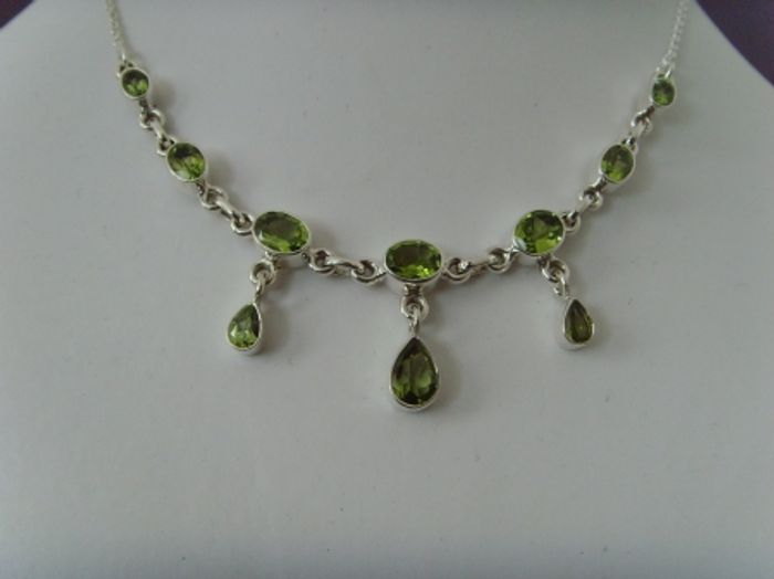 Peridot - Collier / Silber 925