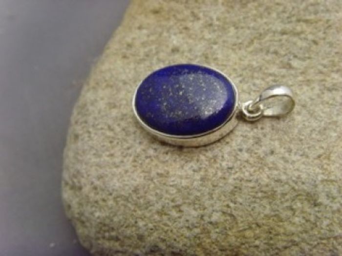 Lapis-Lazuli / 925'er Silber / oval