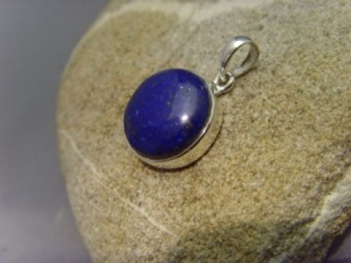 Lapis-Lazuli / 925'er Silber / rund