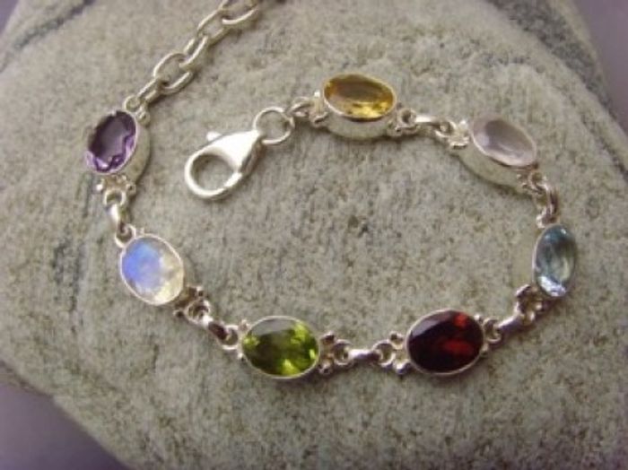 Armband - Multicolor - 925'er Silber