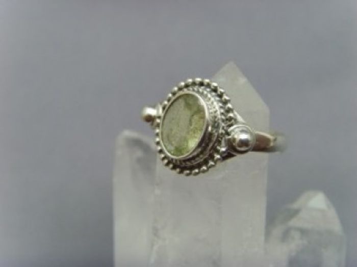 Turmalin Ring / 925'er Silber / facettiert