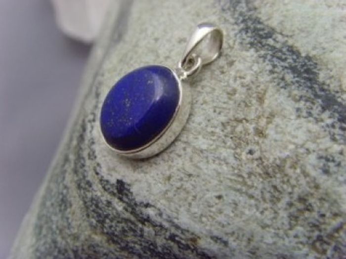 Lapis-Lazuli / 925'er Silber / oval