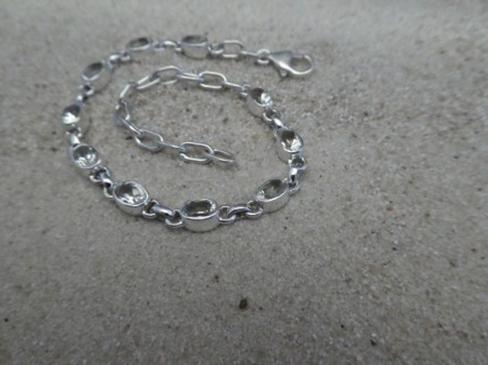 Bergkristall - Armband / 925'er Silber