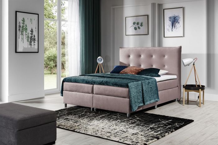 Boxspringbett Schlafzimmerbett RITA 120x200cm