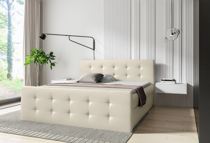 Boxspringbett Schlafzimmerbett LIAMOS 180x200cm in div. Farbvarianten