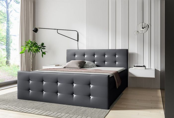 Boxspringbett Schlafzimmerbett LIAMOS 180x220cm in div. Farbvarianten