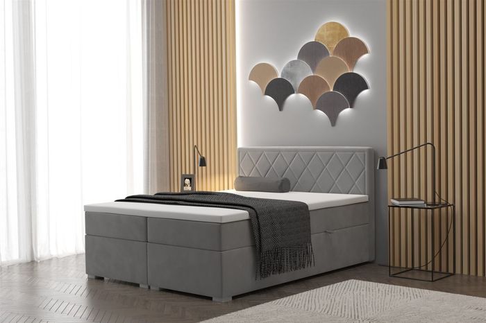Boxspringbett Schlafzimmerbett RAMIRO 120x220cm in div. Farbvarianten