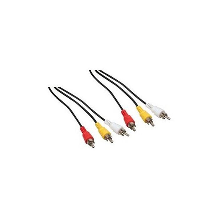 3x Cinch Stecker - 3x Cinch Stecker