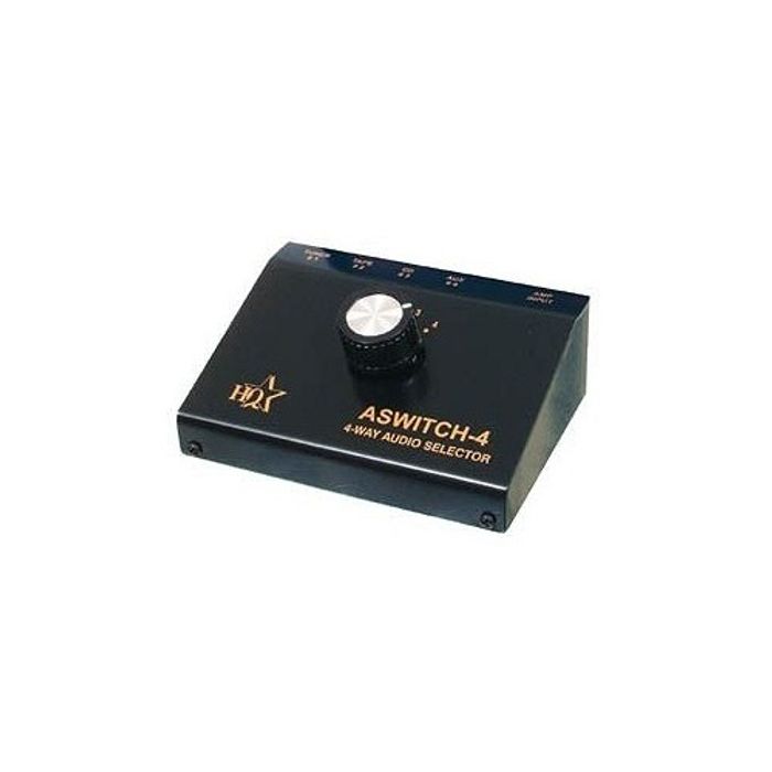 Eingangsschalter Stereo 4- Fach Umschalter