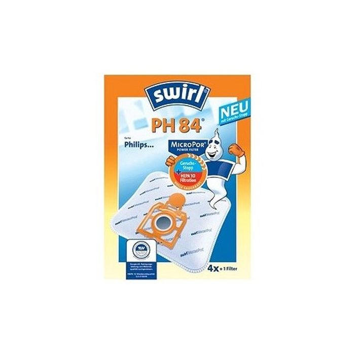 4 Micro-Staubbeutel Swirl PH84 PH 84 Philips Oslo