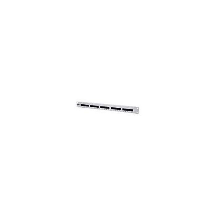 Patch Panel 25xTP CAT3 ISDN 19 Zoll Lichtgrau