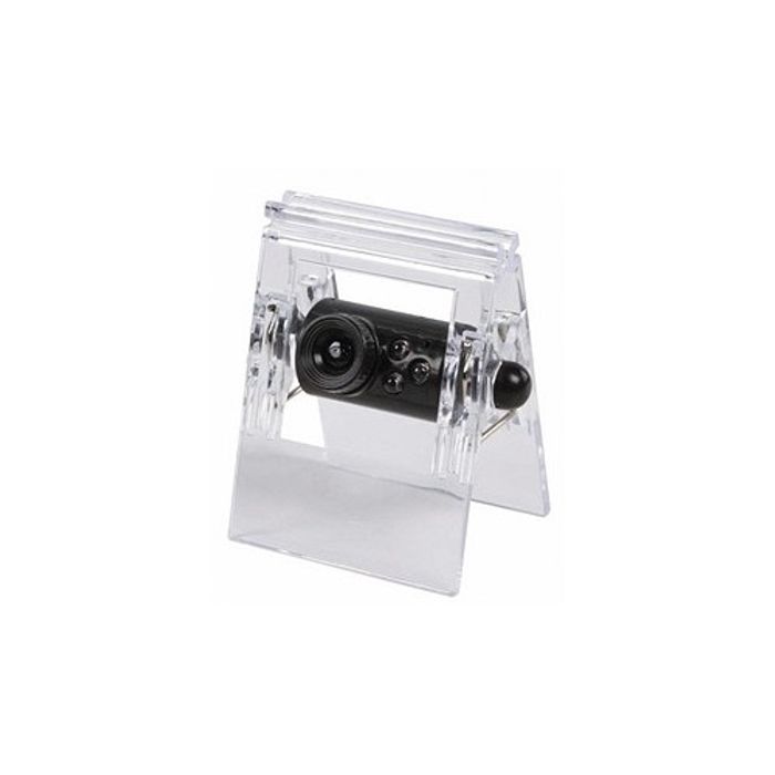 Webcam 0,3 Megapixel mit Clip Schwarz