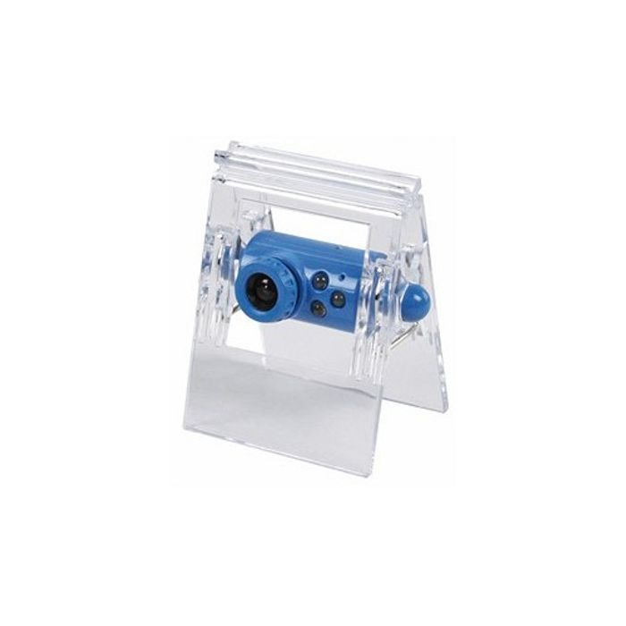 Webcam 0,3 Megapixel mit Clip Blau