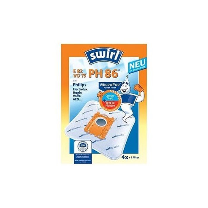 4 Micro-Staubbeutel Swirl PH86 Philips Sydney