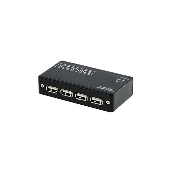 Netzwerkserver 4-Port USB 2.0 Druckserver Netzwerk