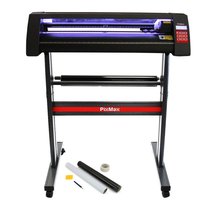 720mm LED Schneideplotter, Signcut Pro Software & Vorbereitungsset und Schneideplotter Schutzhülle Plotter Vinyl-Plotter Sublimationsdruck