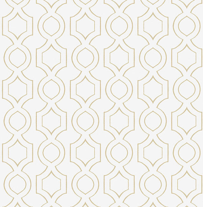 Tapete, Designtapete, Retro, geometrisch, Streifen, Weiß, Latte Macchiato