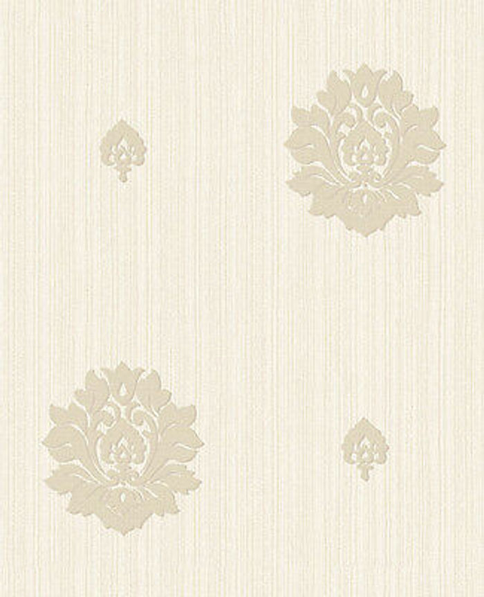 Tapete, Designtapete, Struktur, Ornamente, creme, puder, floral, elegant, Luxus