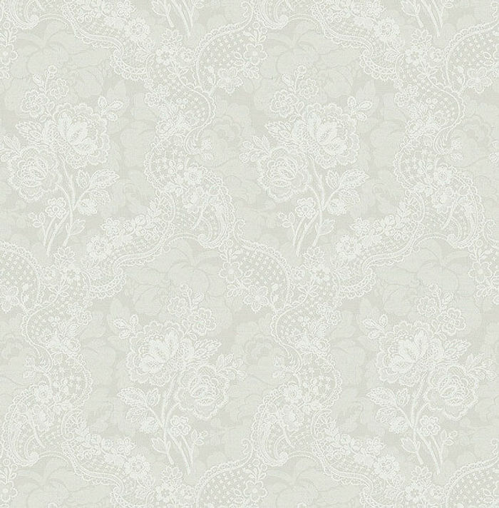 Tapete, Designtapete, Seideneffekt, Spitze, Borten, Ornamente, Ytong, Kiesel