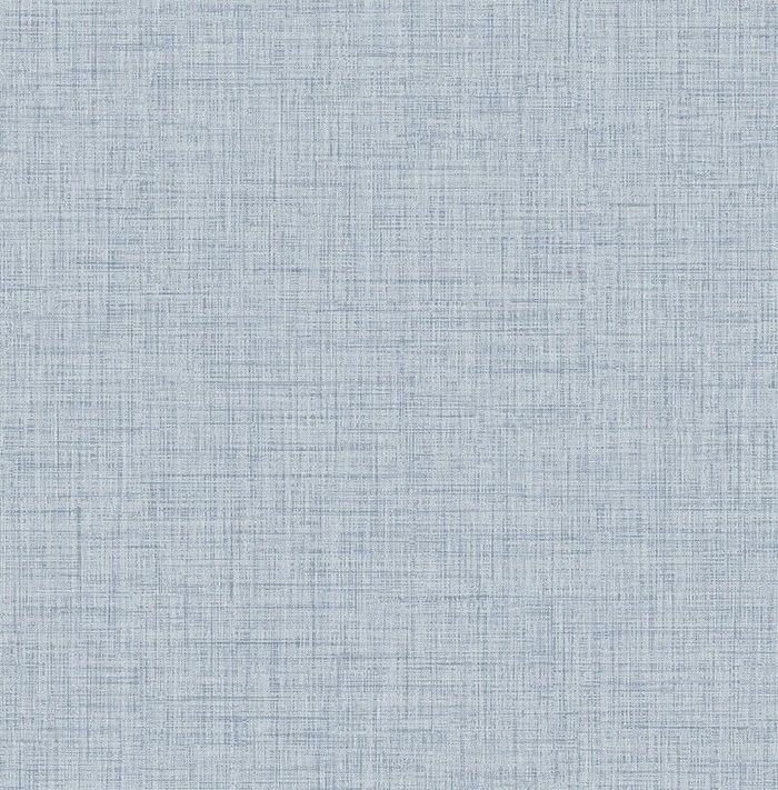 Tapete, Designtapete, Luxus, VINYL, grobe Baumwoll-Optik, meliert, Skyblue