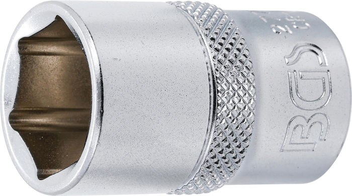 BGS Steckschlüssel-Einsatz Sechskant | Antrieb Innenvierkant 12,5 mm (1/2") |...