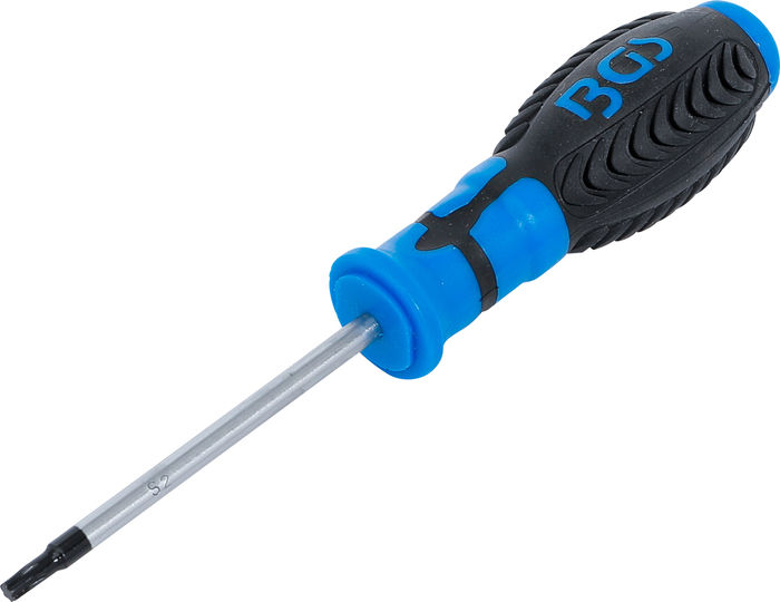 BGS Schraubendreher | T-Profil (für Torx) T20 | Klingenlänge 80 mm