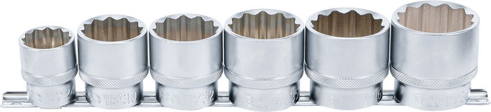 BGS Steckschlüssel-Einsatz-Satz, Zwölfkant | Antrieb Innenvierkant 12,5 mm (1...