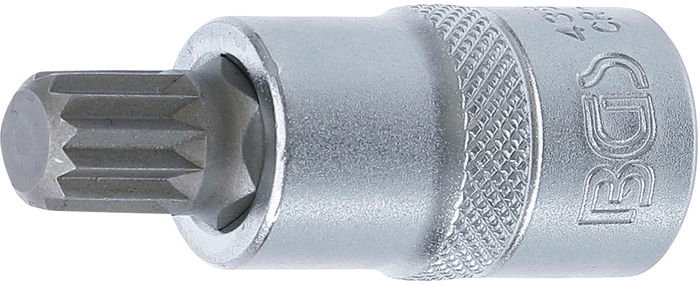 BGS Bit-Einsatz | Antrieb Innenvierkant 12,5 mm (1/2") | Innenvielzahn (für X...