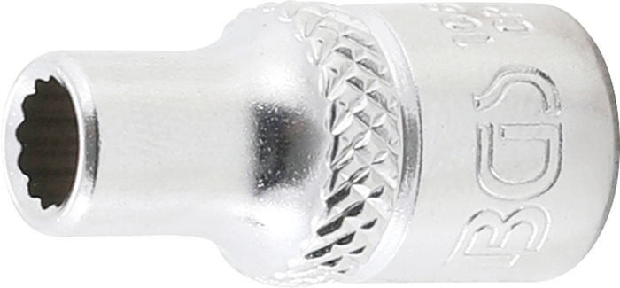 BGS Steckschlüssel-Einsatz Zwölfkant | Antrieb Innenvierkant 6,3 mm (1/4") |...