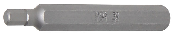BGS Bit | Länge 75 mm | Antrieb Außensechskant 10 mm (3/8") | Innensechskant...