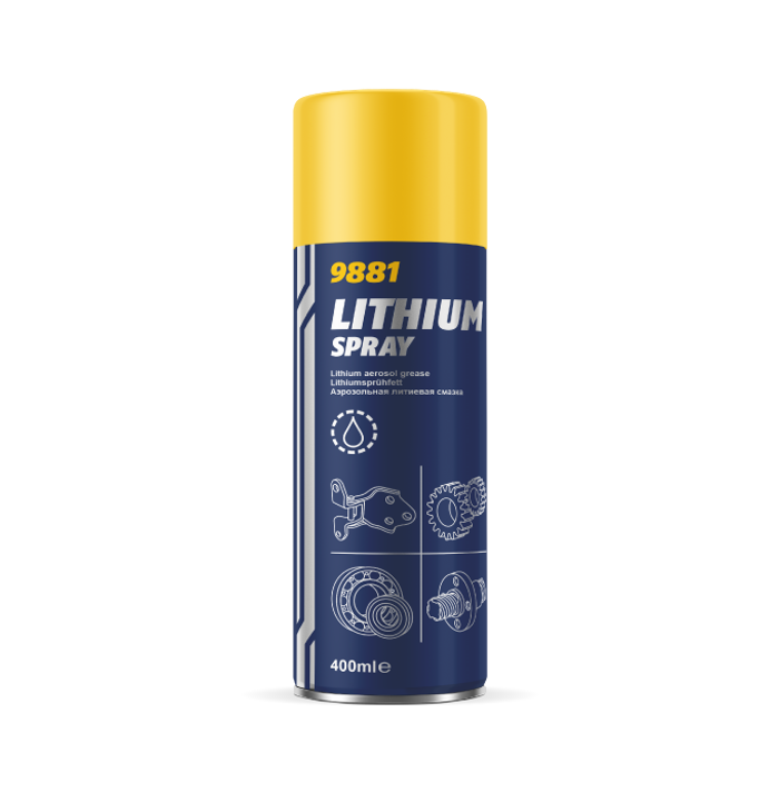 Mannol 9881 Lithium Spray Lithiumfett 400 ml