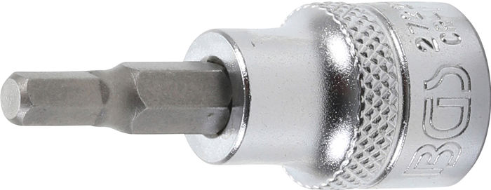 BGS Bit-Einsatz | Antrieb Innenvierkant 10 mm (3/8") | Innensechskant 3/16"