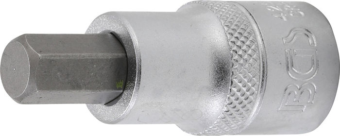 BGS Bit-Einsatz | Antrieb Innenvierkant 12,5 mm (1/2") | Innensechskant 10 mm