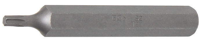 BGS Bit | Länge 75 mm | Antrieb Außensechskant 10 mm (3/8") | T-Profil (für T...