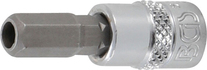 BGS Bit-Einsatz | Antrieb Innenvierkant 6,3 mm (1/4") | Innensechskant mit Bo...