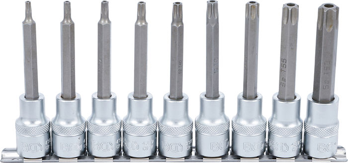 BGS Bit-Einsatz-Satz | Antrieb Innenvierkant 12,5 mm (1/2") | T-Profil (für T...