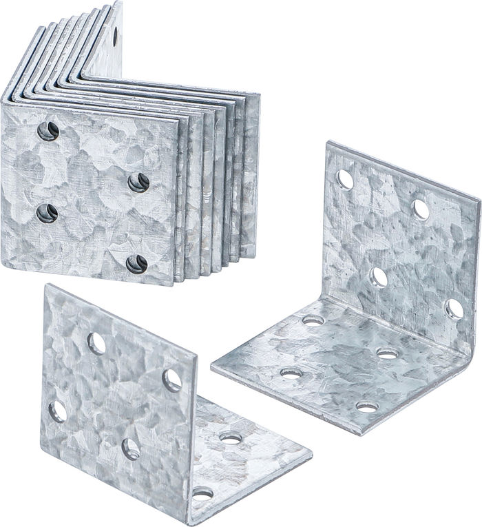 BGS Winkelverbinder | 40 x 40 x 40 mm | 10-tlg.