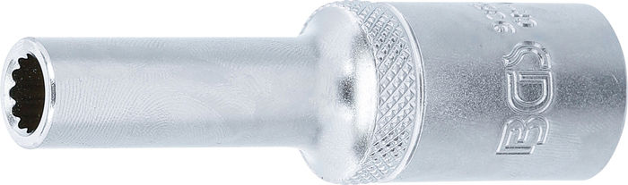 BGS Steckschlüssel-Einsatz Zwölfkant, tief | Antrieb Innenvierkant 12,5 mm (1...
