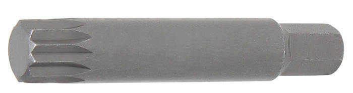 BGS Bit | Länge 75 mm | Antrieb Außensechskant 10 mm (3/8") | Innenvielzahn (...