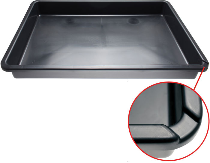BGS Mehrzweckwanne mit Ausgießer | schwarz | 42 l