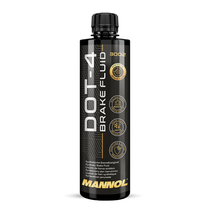 Mannol 3002 Bremsflüssigkeit DOT-4 Brake Fluid 450 ml