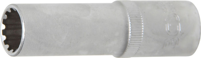 BGS Steckschlüssel-Einsatz Gear Lock, tief | Antrieb Innenvierkant 12,5 mm (1...