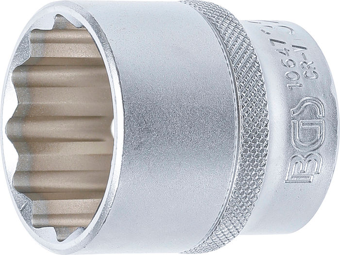 BGS Steckschlüssel-Einsatz Zwölfkant | Antrieb Innenvierkant 12,5 mm (1/2") |...