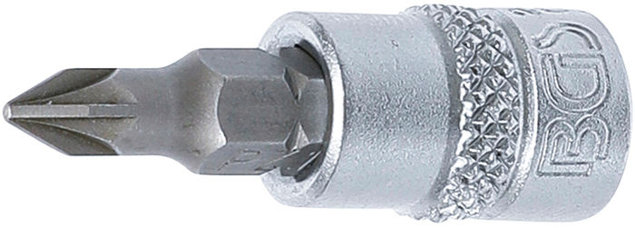 BGS Bit-Einsatz | Antrieb Innenvierkant 6,3 mm (1/4") | Kreuzschlitz PZ1