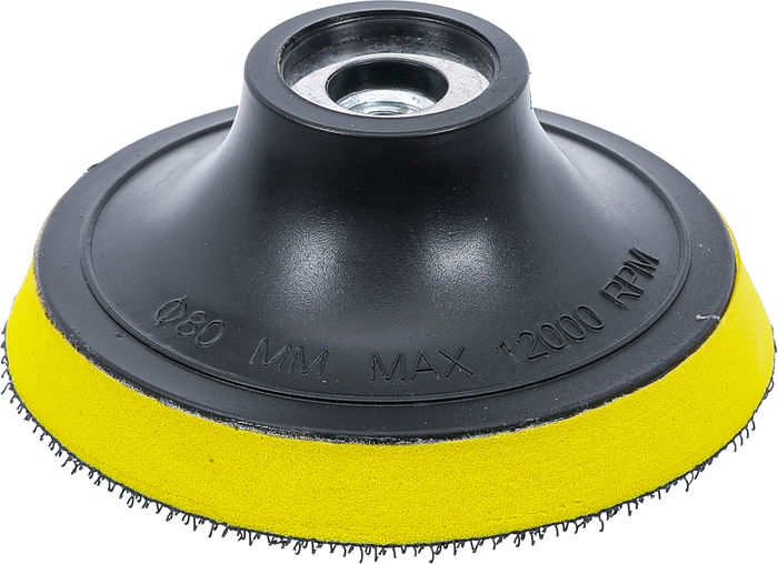 BGS Schleifteller mit Klettaufnahme | &Oslash; 80 mm | für Art. 9259